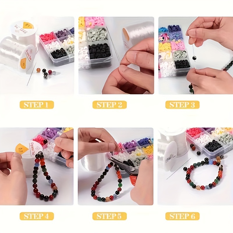 Elastic String String Used To Make Bracelets Stretch Cord How To - Main Image