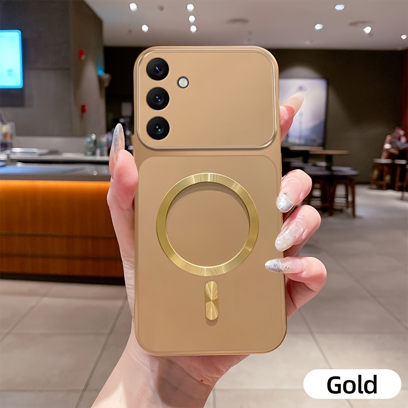 TEMU Phone Case: Metallic Paint Finish Phone Case Suitable For Galaxy S26 Fe, Anti-knock Shock Proof Back Cover