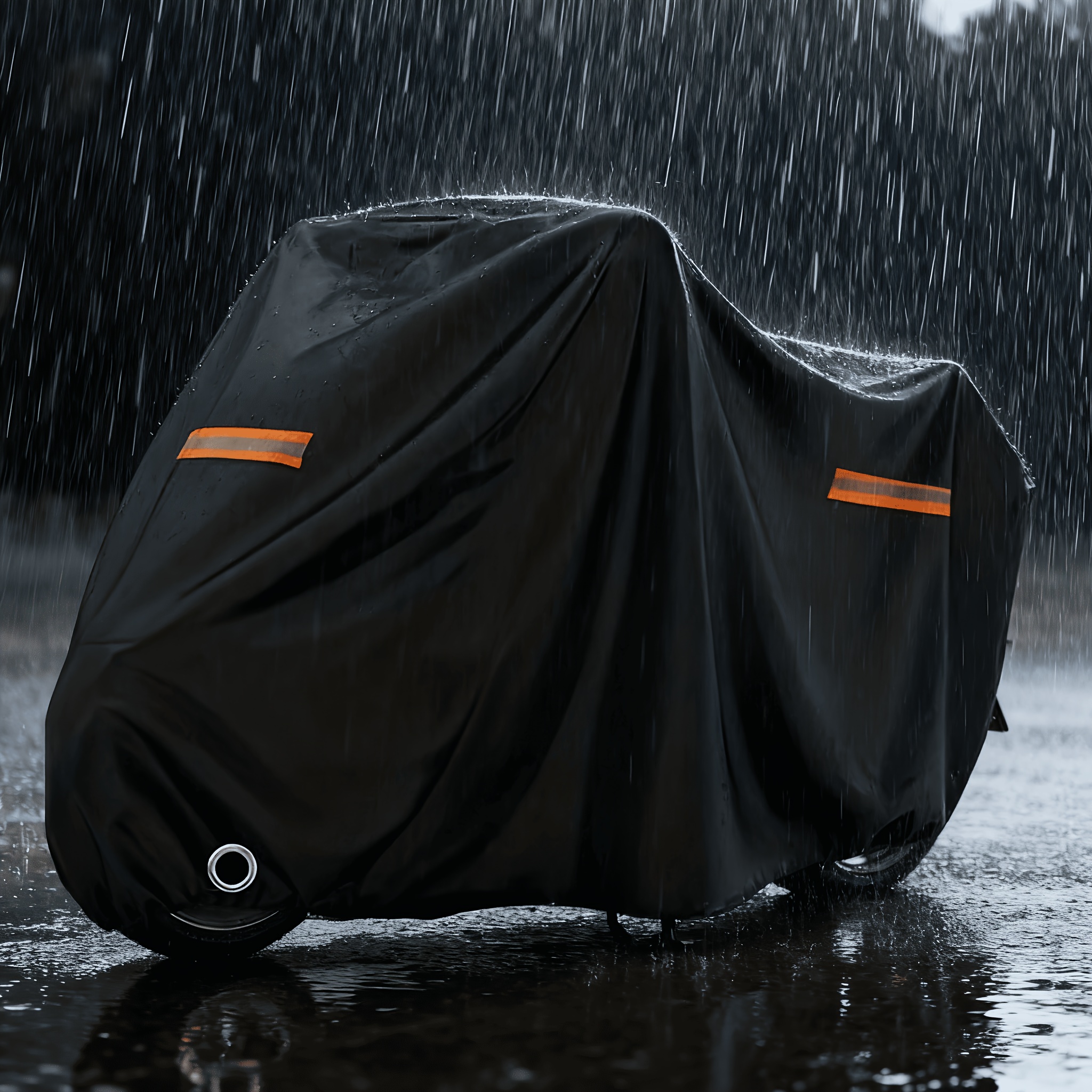 resistente para motocicleta   de tela oxford | agujero de cerradura antirrobo engrosado | adecuada para la mayoría de los modelos |   de protección completa 1