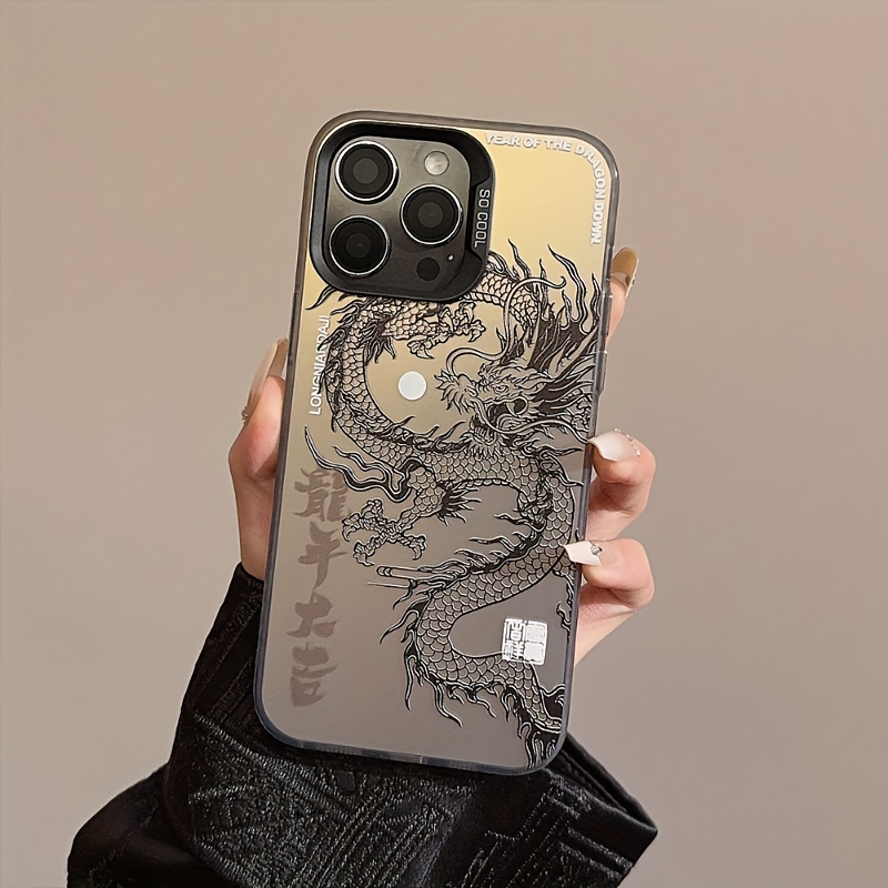 

Chinese Dragon All-inclusive Anti-fall Mobile Phone Protective Case Suitable For Iphone 15/14/13/12/11/7/8