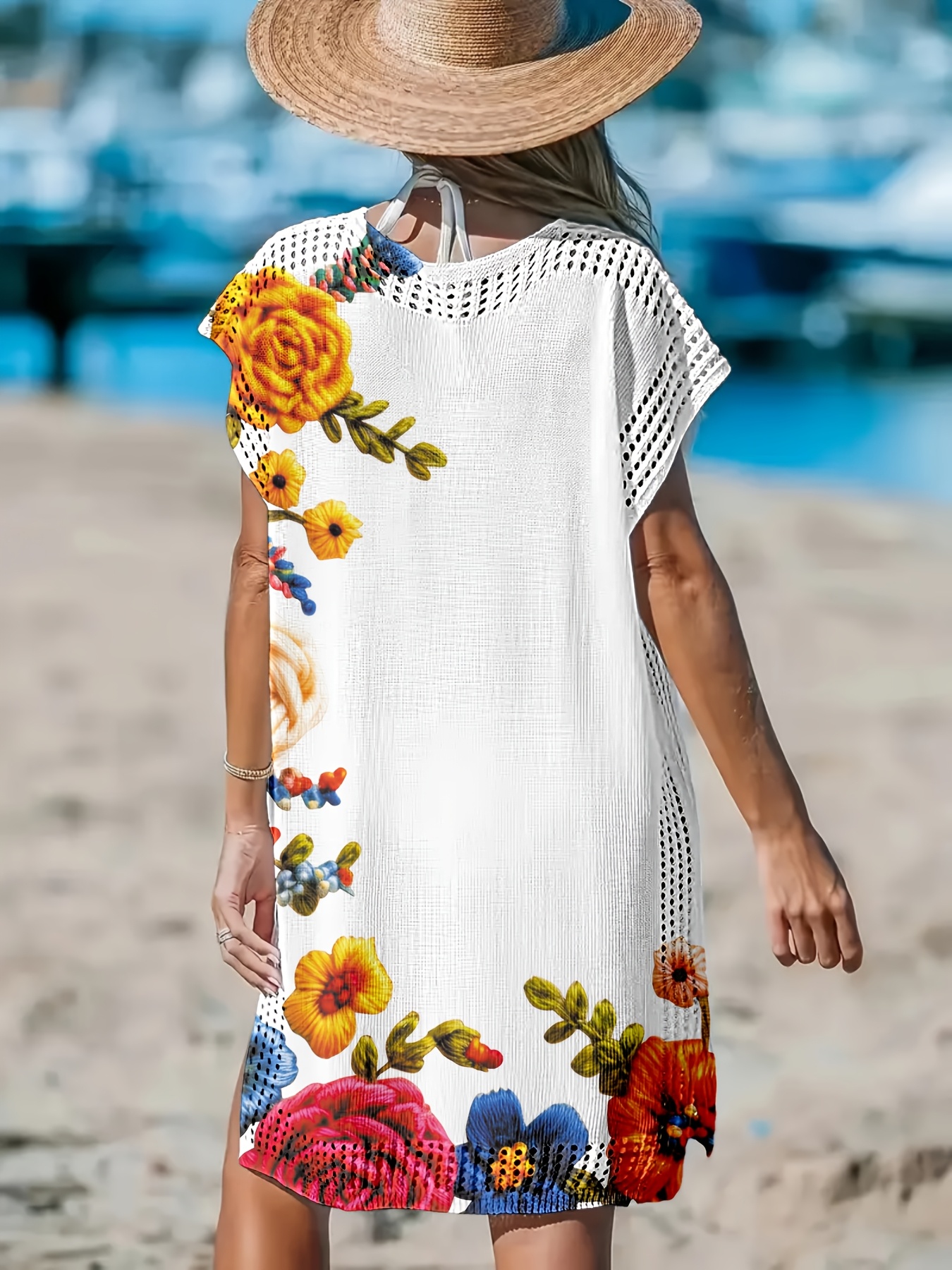 loose beach dress Amazon.com: Linen Casual Summer Dresses for Women 2025 V Neck Short Sleeve  Flowy Long Cotton Linen Dress Loose Beach Vacation Gauze Dress Floor Length  Ladies a Line Swing Dresses Trendy Maxi Sundresses