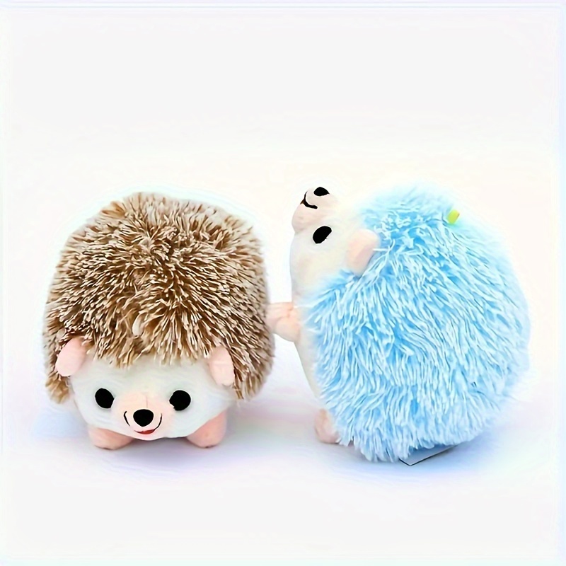 

1pc Assorted Color Hedgehog Design Pet Molar Plush Toy, Dog Interactive Supply For Long Lasting Chew Toys, Assorted Color