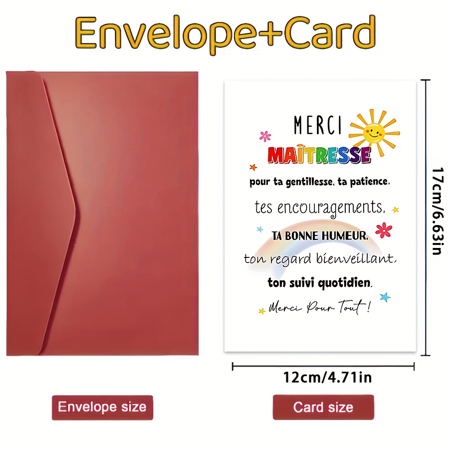 Kiddle-Design Carte D'enseignant Personnalisée