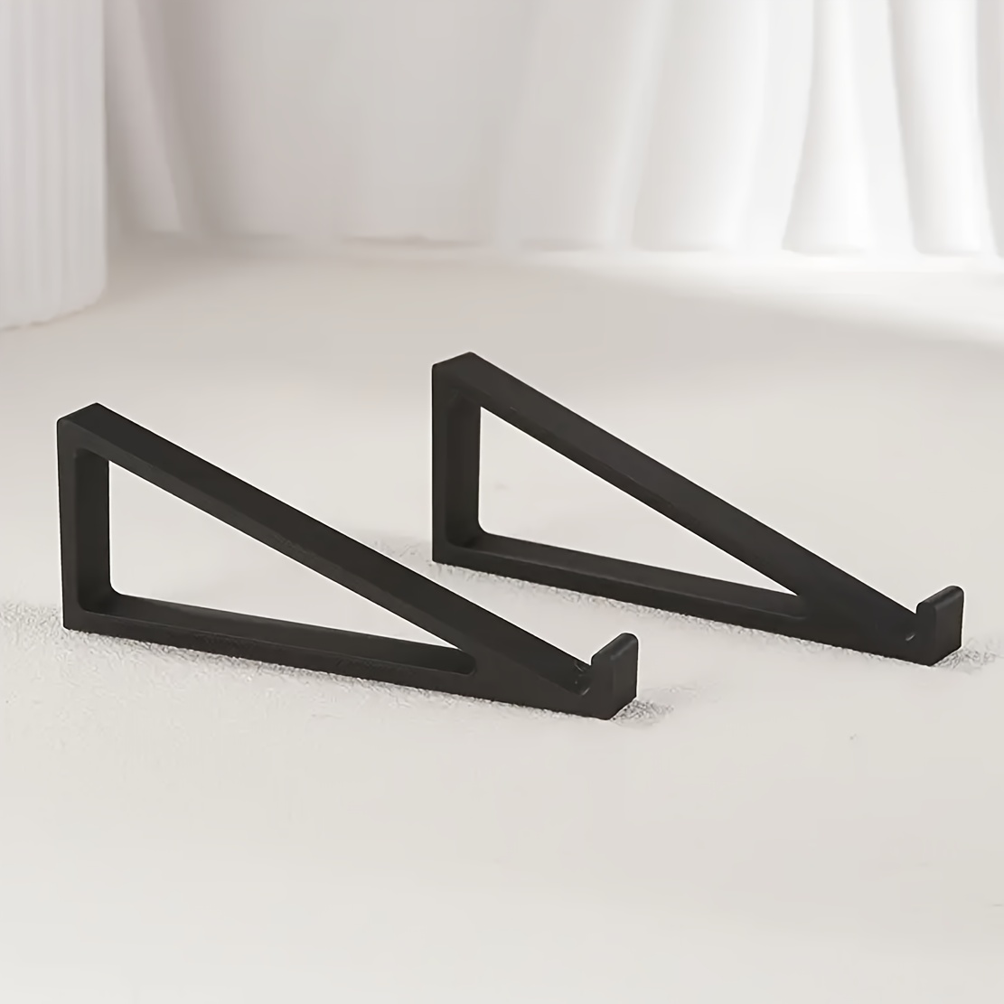 TEMU 2pcs 3d Printed Keyboard Heightening Stands, Anti-slip Desktop Supports, Suitable For Most Keyboards, Typing Support Stands, Office And Home