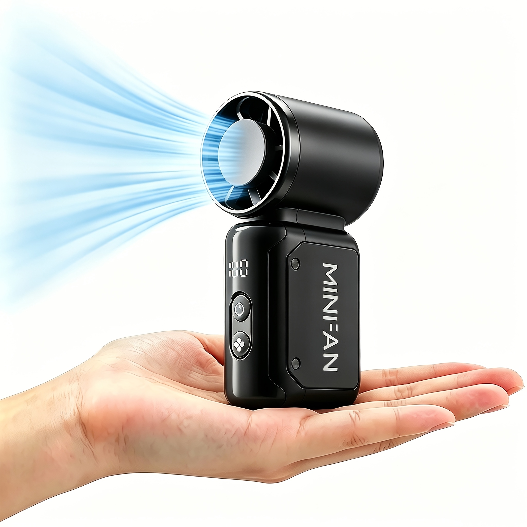 2026 new mini small fan handheld portable silent mini blade less electric fan rechargeable pocket personal fan suitable for outdoor   use travel accessory