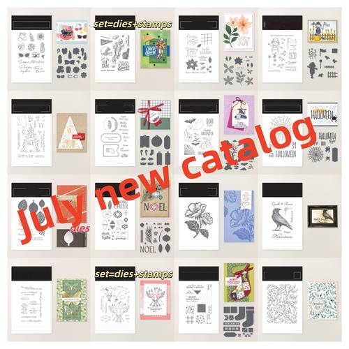 2026 New July Catalog Metal Cutting Dies And Stamp for Greeting Card Diary Decoration Embossing Craft Dies