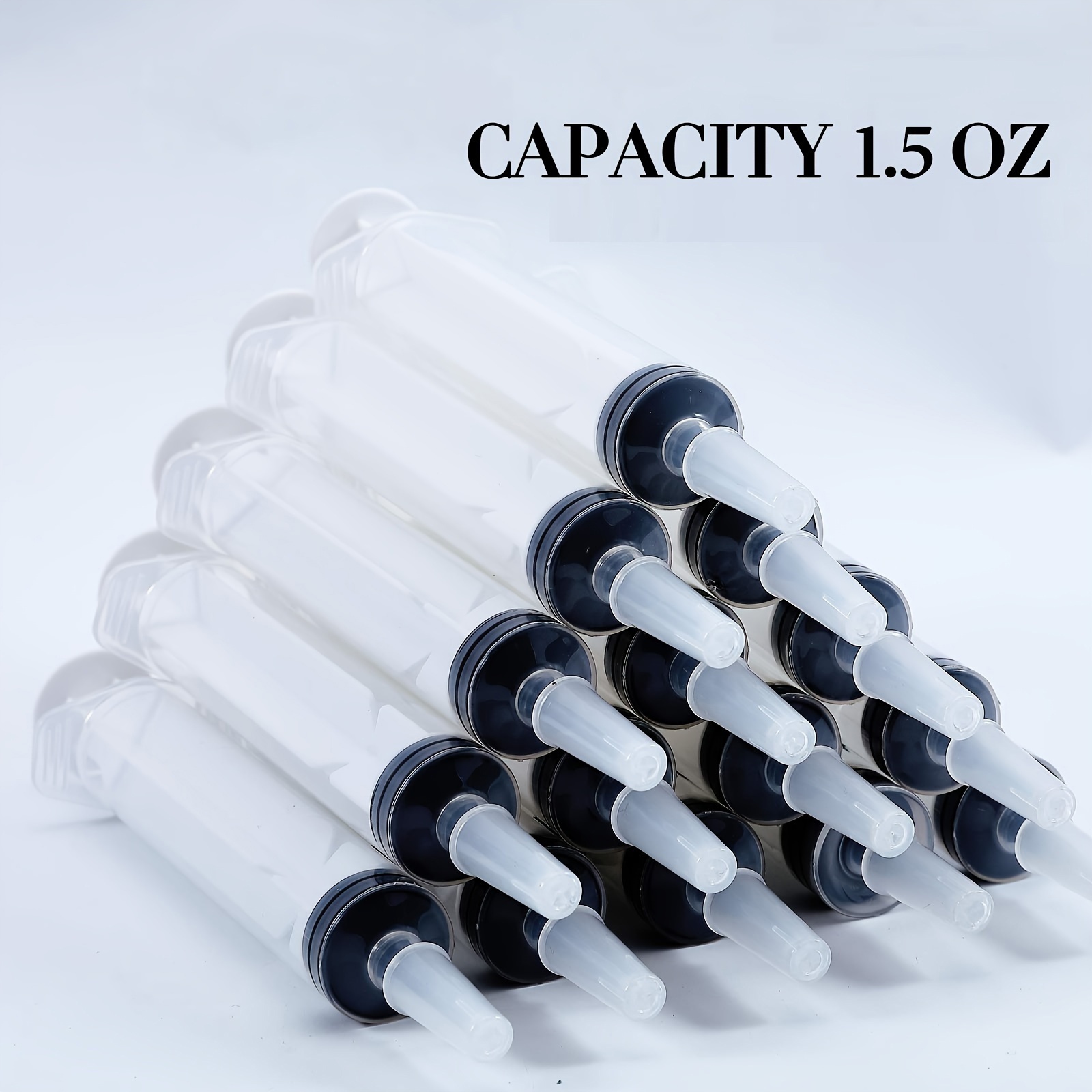 Image of 20/2pcs Of 1.5oz Uncounted Syringes With Caps, 30ml Each, Perfect For Halloween, Thanksgiving, Christmas, Birthdays, Graduations, And Holiday Party Gifts.