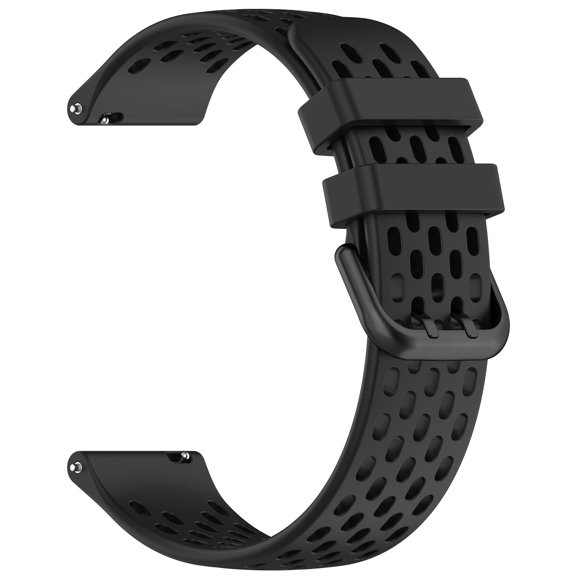 TEMU Suitable For 22mm Hole Style Breathable Silicone Strap
