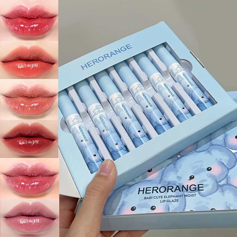 sextiopack-presentset spegelglans läppglans långvarig färgrik vattentät kopparbeständig fuktgivande läppfärgspallete lämplig för alla ljus beige | Temu Sweden