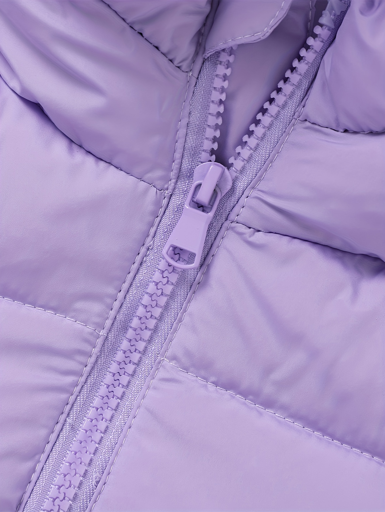Boys' Medium Length Solid Color Hooded Padded Jacket with True Pocket