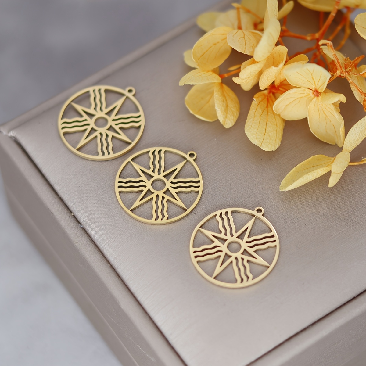 star charms stainless sun god pendant Temu Canada