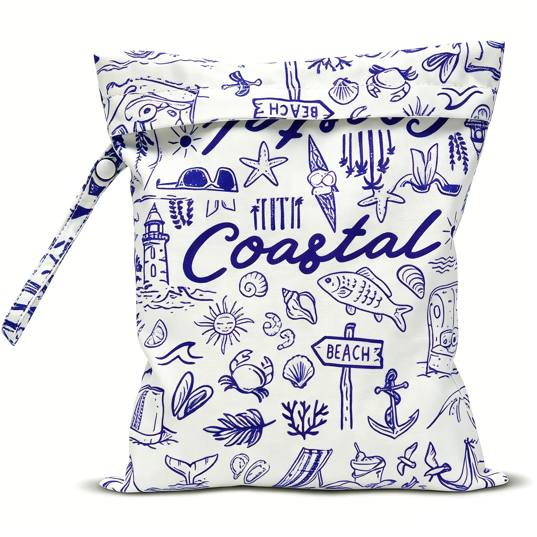 TEMU Wet Bag, Wet Dry Bag, Wet Bag For Swimsuit Travel Beach Pool Dirty Clothes Makeup Bag Beach Wedding Supplies Reusable Gifts, Outdoor Activities,