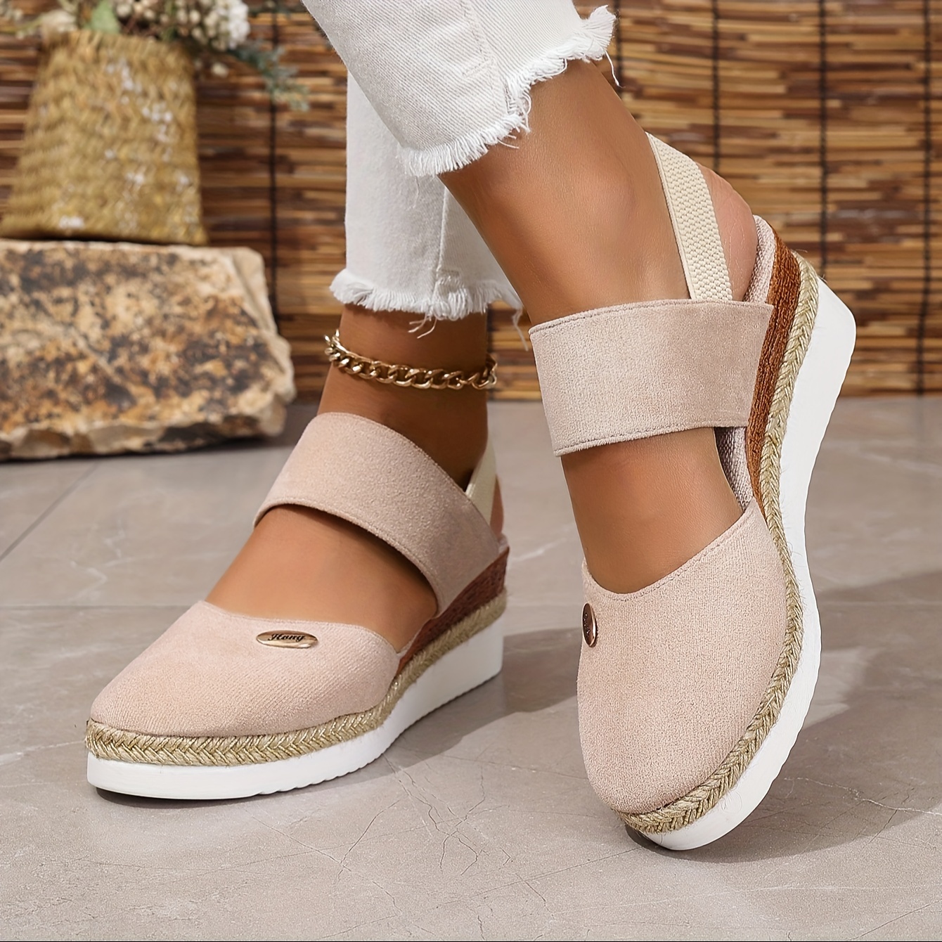 Womens Fashion Comfortable Wedge Thick Sole Sandals Women