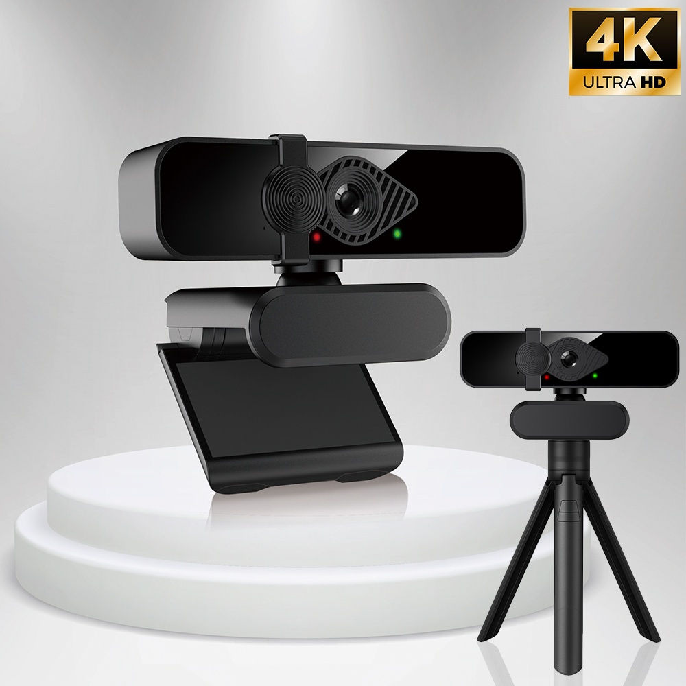 TEMU 4k Ultra Hd Usb Webcam With Built-in Microphone & Privacy Cover - , Fixed Focus, Usb-powered For Video Chat, Classroom, Gaming, Streaming -