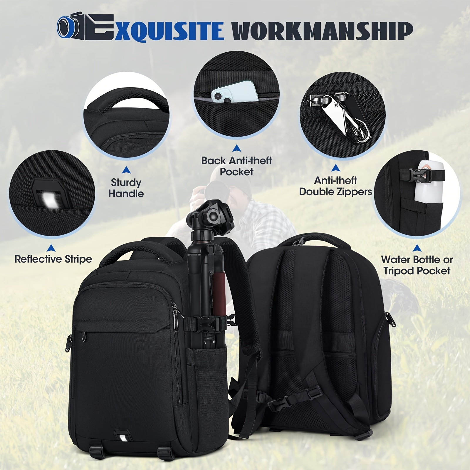 Camera Backpack BAGSMART Camera Bags The Coolector Backpack For