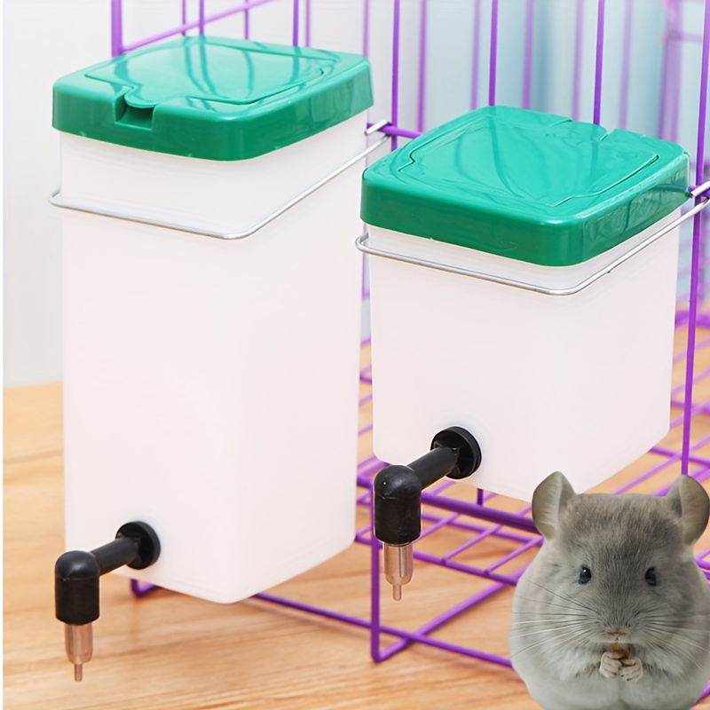 

1pc Portable Pet , 600ml/1000ml Hanging Water For - Rabbit, Guinea Pig, - Plastic ,