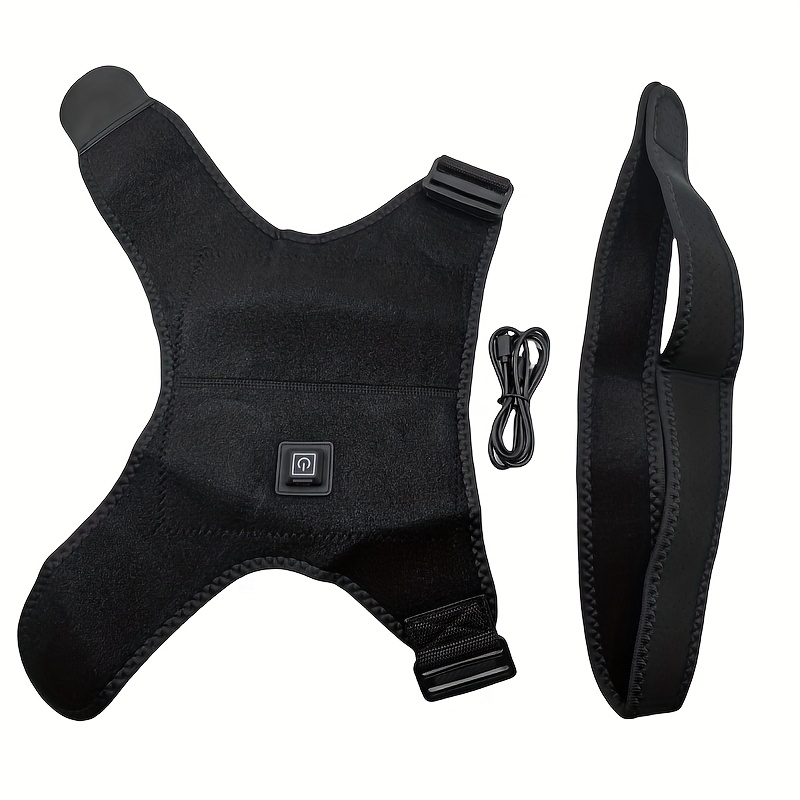 TEMU 1 Usb Heating Pad, Usb-powered Portable Shoulder Heater With 3 Temperature Settings, Suitable For Shoulders, Knees, And - Plug-in Device, Ideal