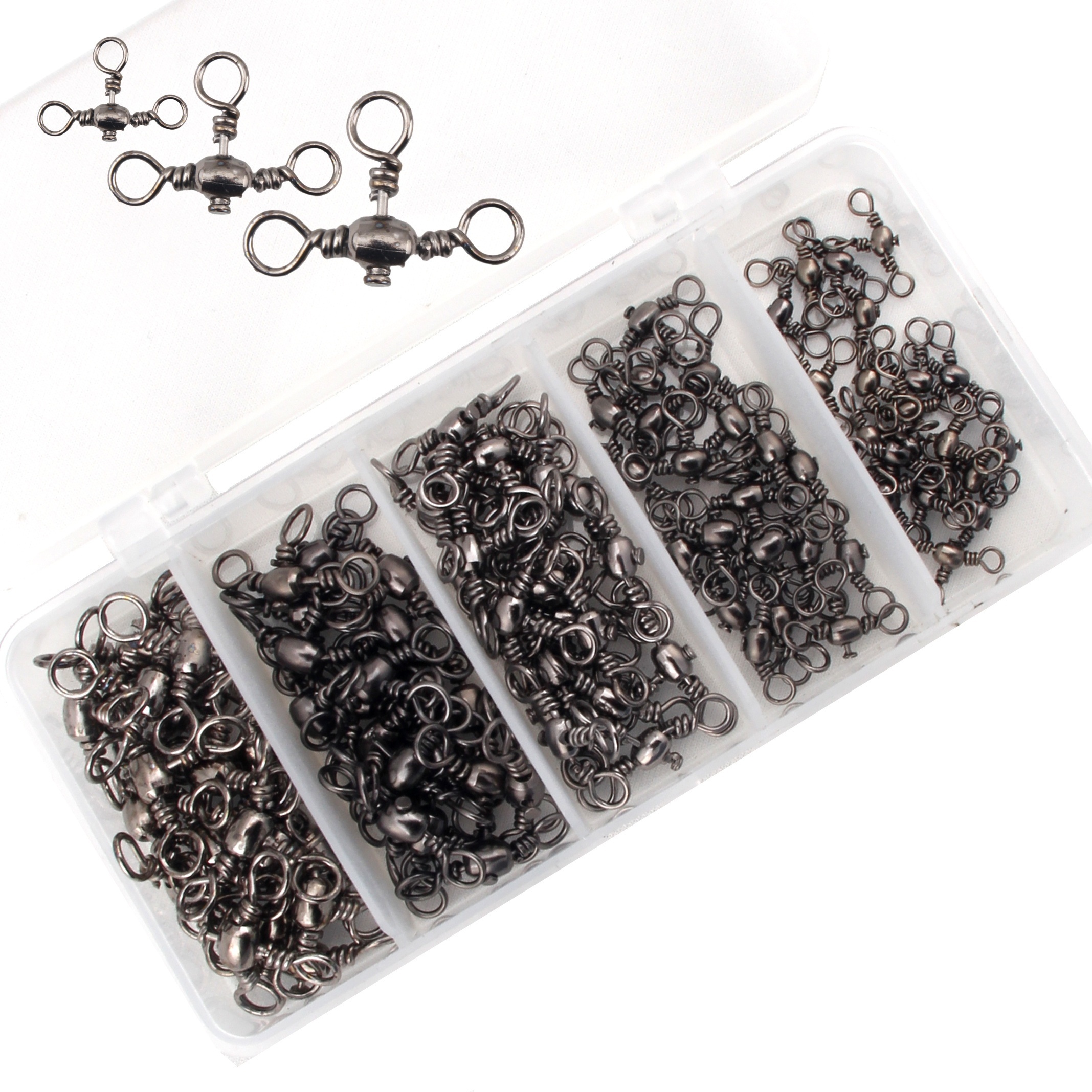 10lb- Fishing Swivels, Stainless Steel Material Ball Bearing