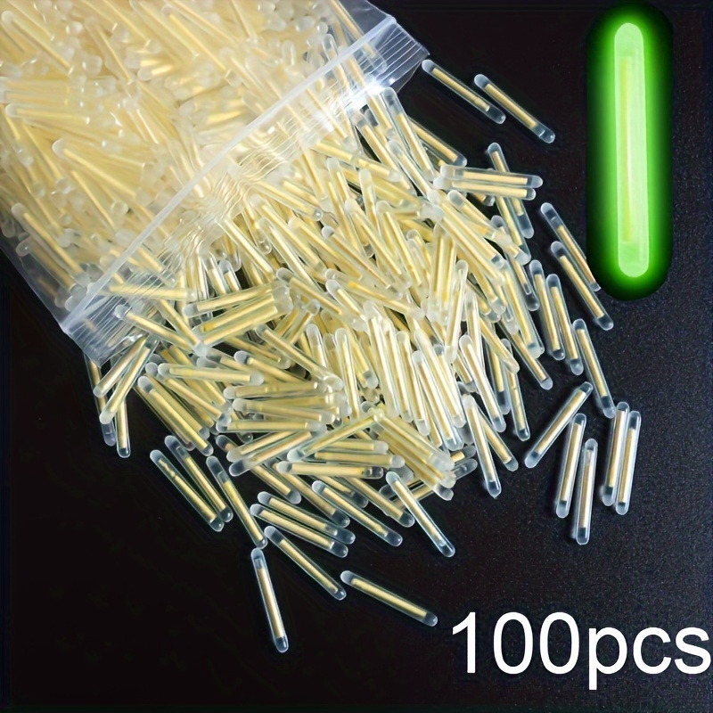 

100pcs Luminous Float Sticks With Accessories - Night Fishing Supplies - Improve Visibility And Increase Your Catch