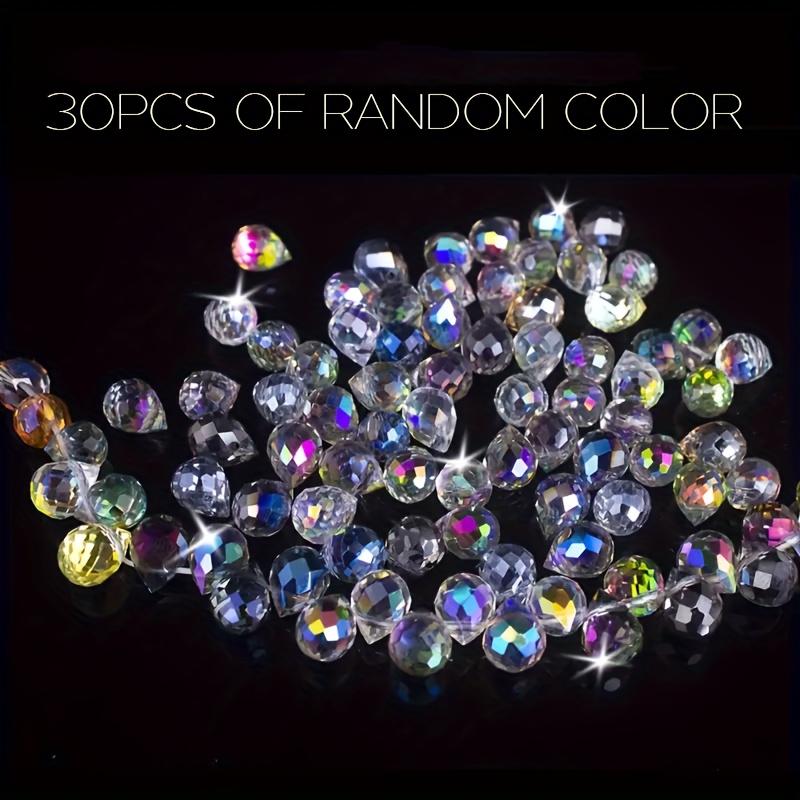 

30pcs Assorted Color 8mm Crystal Ball Prisms – Sun Rainbow Pendants For Window Decor – Vibrant Gift Idea, Mother’s Gifts, And Diy Beads For Handmade Projects