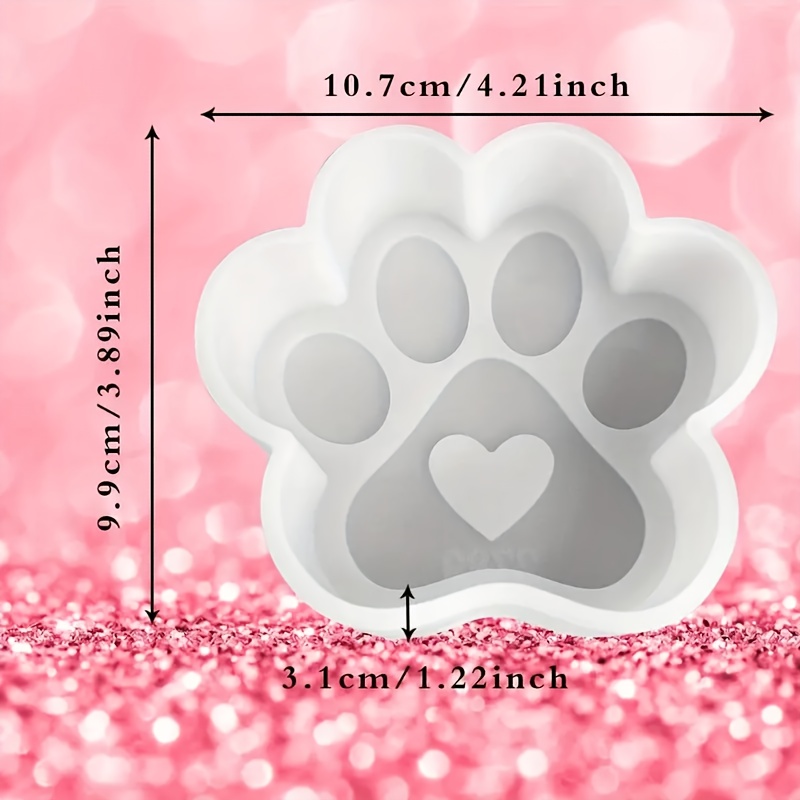 1pc Dog Mold, Full Silicone Mold, For Diy Scented Bead Soap Candles
