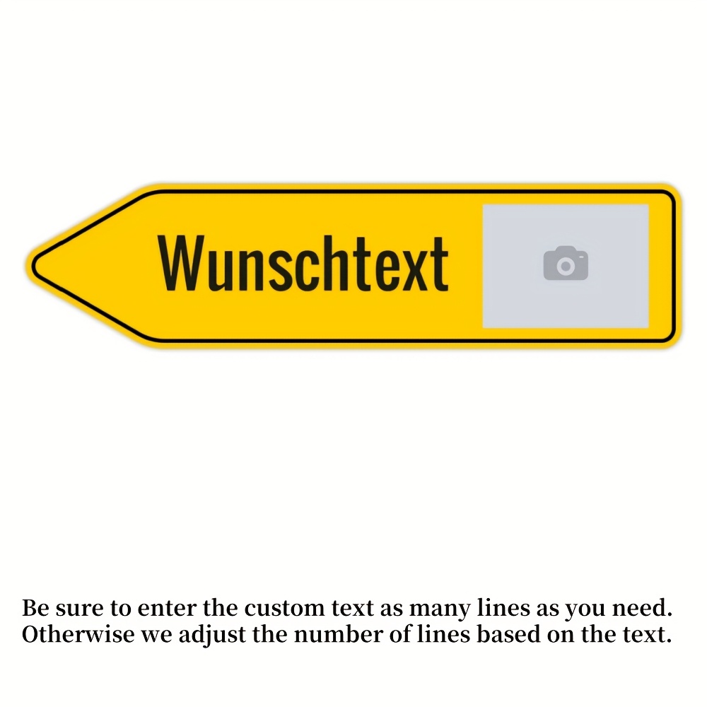 TEMU 2d Flat, 2d Custom Parking Sign - High-quality Acrylic Wall-mounted Plaque With Self- Text And Images, Multiple Colors , Waterproof And Durable,