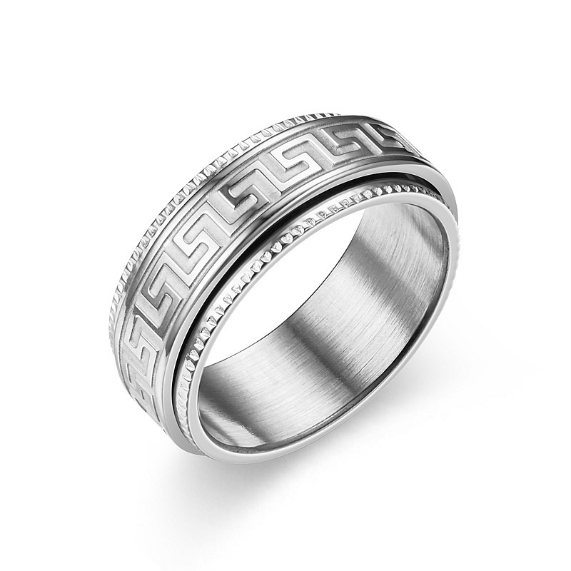 the retro fretwork rotatable ring is   in 3 colors suitable for festivals such as   and christmas   a trendy and personalized accessory Product details 2