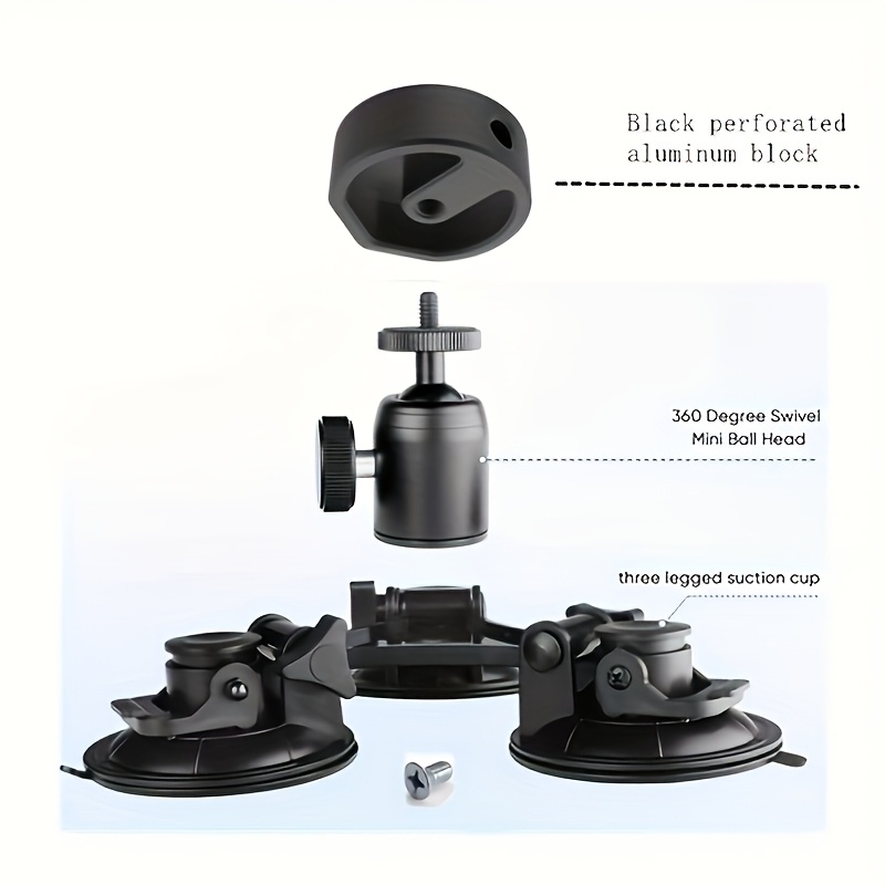 Support Ventouse Triangulaire Starlink mini | Support Triangle de Toit Récepteur de Signal V4, Mini Support Métallique Portable Mobile New Link, Support Ventouse Voiture, Mini Adaptateur Rotatif, Connexion Starlink Mini