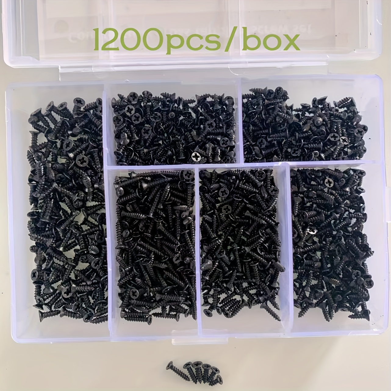 

1200pcs/box M2 Self Tapping Screw Carbon Steel Countersunk Cross Self Tapping Screw M2 1200pcs Black Flat Head Self Tapping Screws Countersunk Phillips Tapping Screws