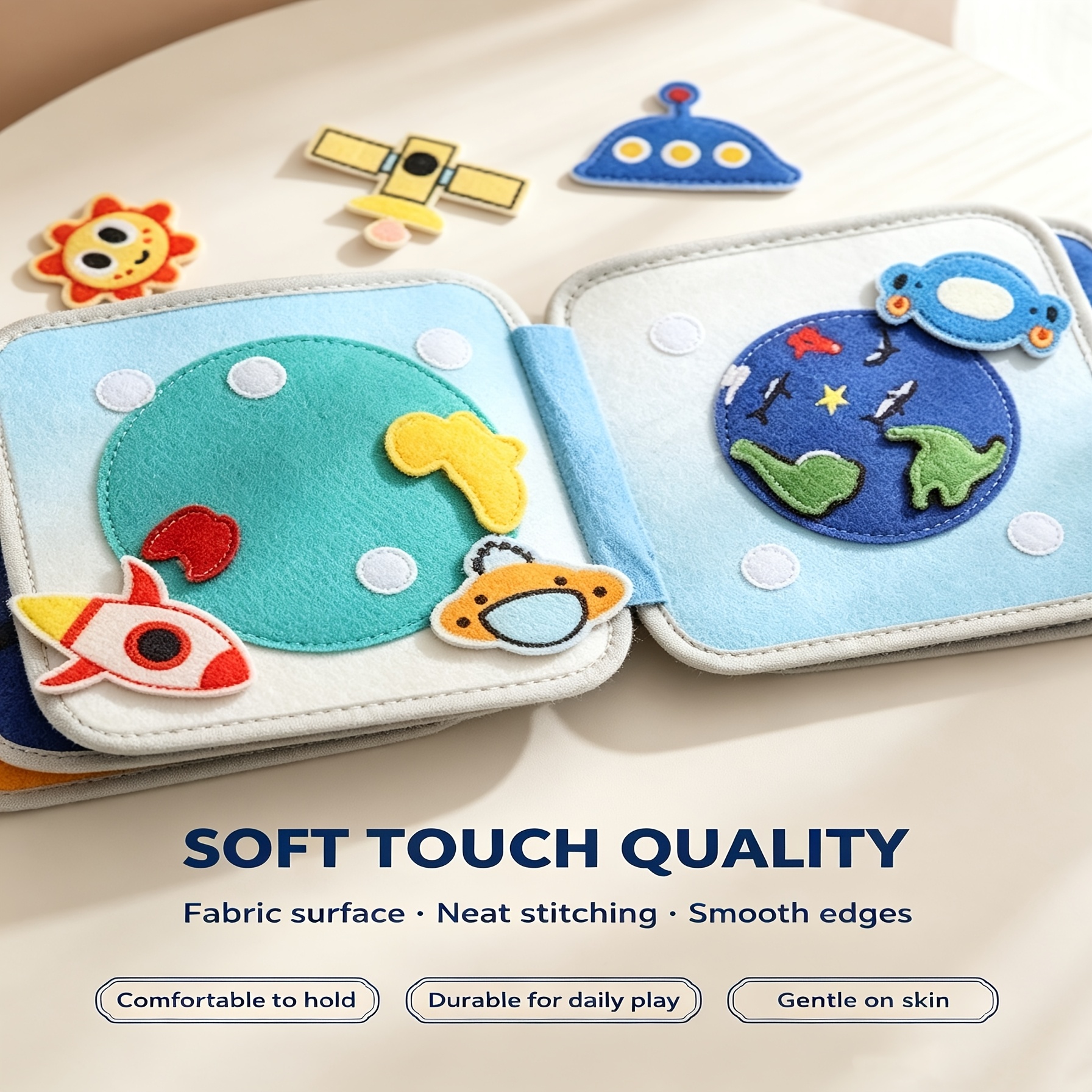 3D Cloth Book for Cognitive Learning and Interactive Play