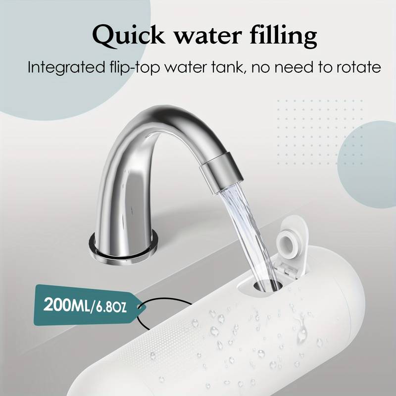 Portable Travel Bidet - Collapsible Peri Bottle With 2 Spray Modes, Adjustable Pressure & USB-C Rechargeable