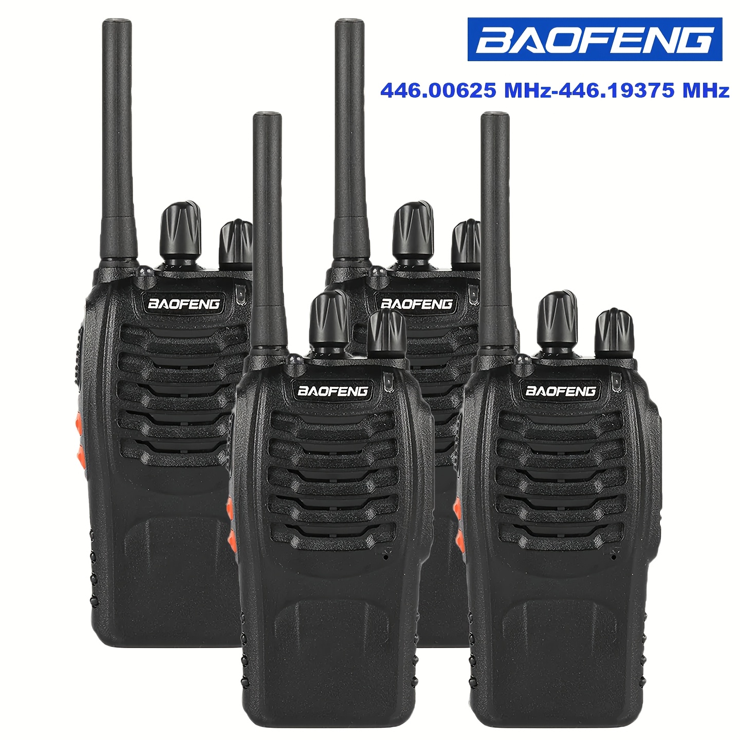 4pcs Eu Lisence Handheld 2 Way Radio Th888s Pmr 446mhz Portable Walkie Talkies For Adults, Hiking Biking Climbing