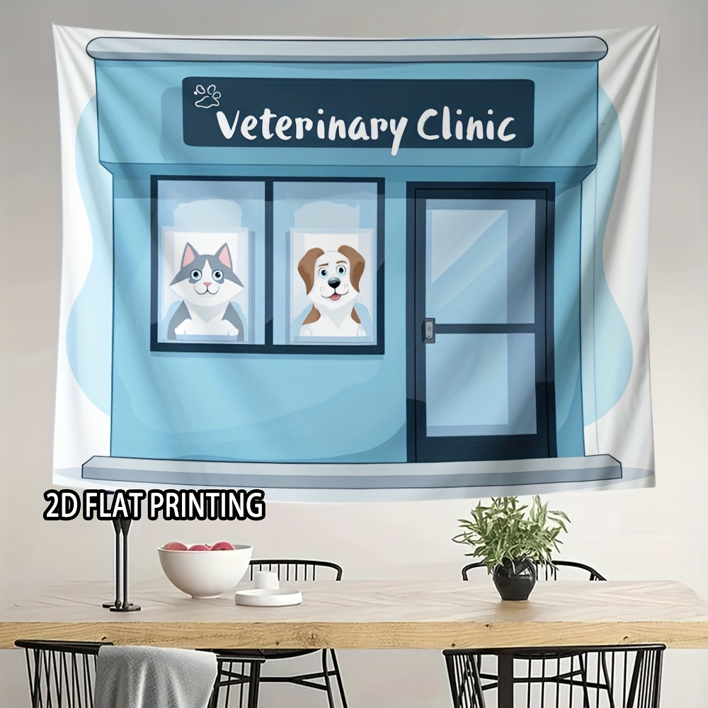 2d flat party banners 1pc veterinary clinic background Temu Ireland