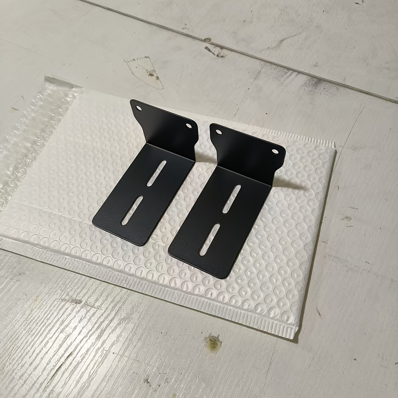 TEMU 2pcs Metal Long Wall-mounted Speaker Bracket, And Speaker Wall Mount, Speaker Storage And Organization Rack