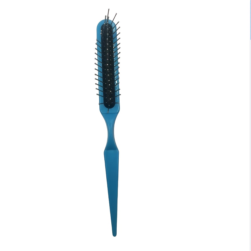TEMU 3-row Metal Brush Hair Brush Travel Set Metal Comb Suitable For Black Wig Brush Styling Comb Steel Needle Brush