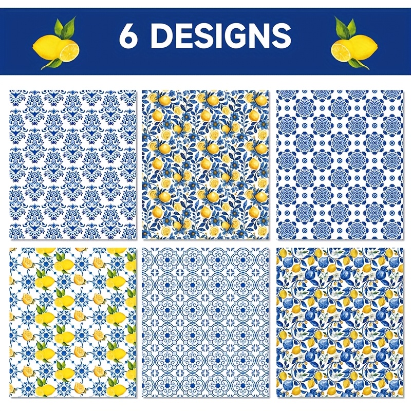 Image of 6 Sheets Of And White Porcelain Wrapping Paper - Vintage Geometric Pattern, Each 20x27 Inches, Suitable For Weddings, Bridal Showers, Birthday Parties, Diy Bouquets, And Gift Wrapping Supplies