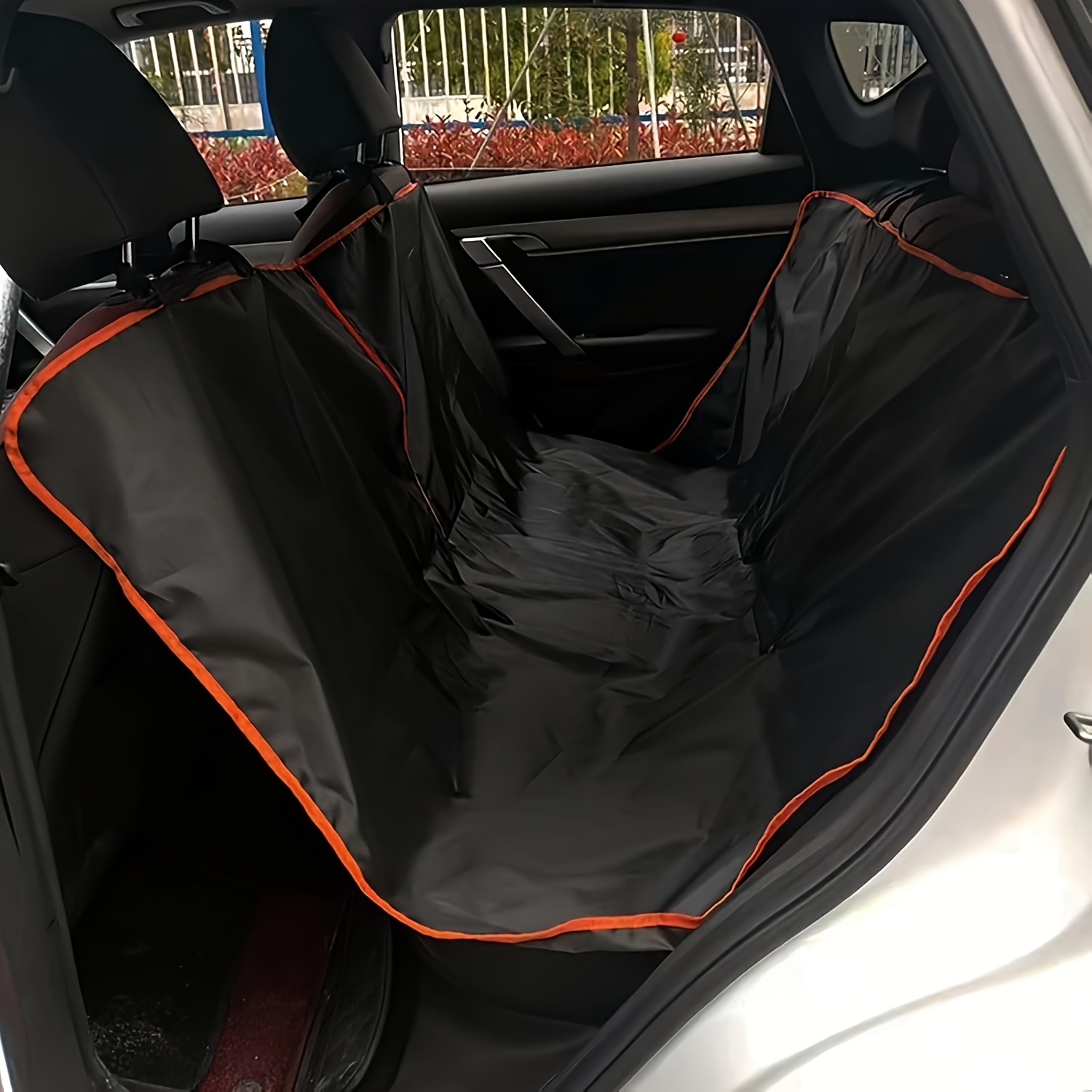 TEMU Rear Seat Pet Car Seat Cover, Waterproof Anti-scratch Dog Car Hammock, Universal Pet Cover For Most Vehicles