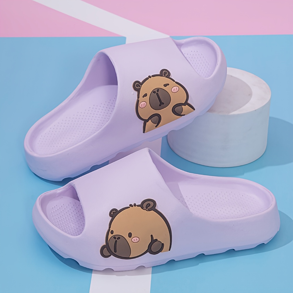 Children's Cartoon Fashion Casual Summer Bathroom Slippers, Cool Slippers