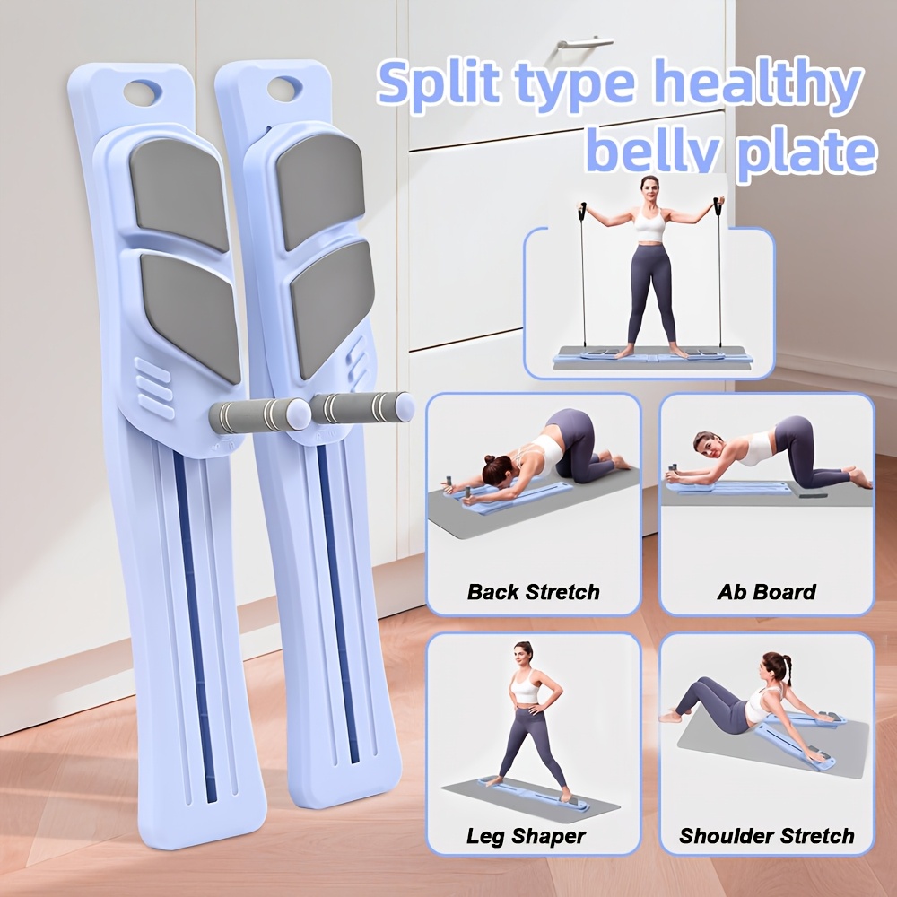 1 Multi-functional Left And Right Skis, Push And Pull To Move Abs, Legs And Arms Back And Forth. Home Fitness Equipment, Removable Combination_voghion.com
