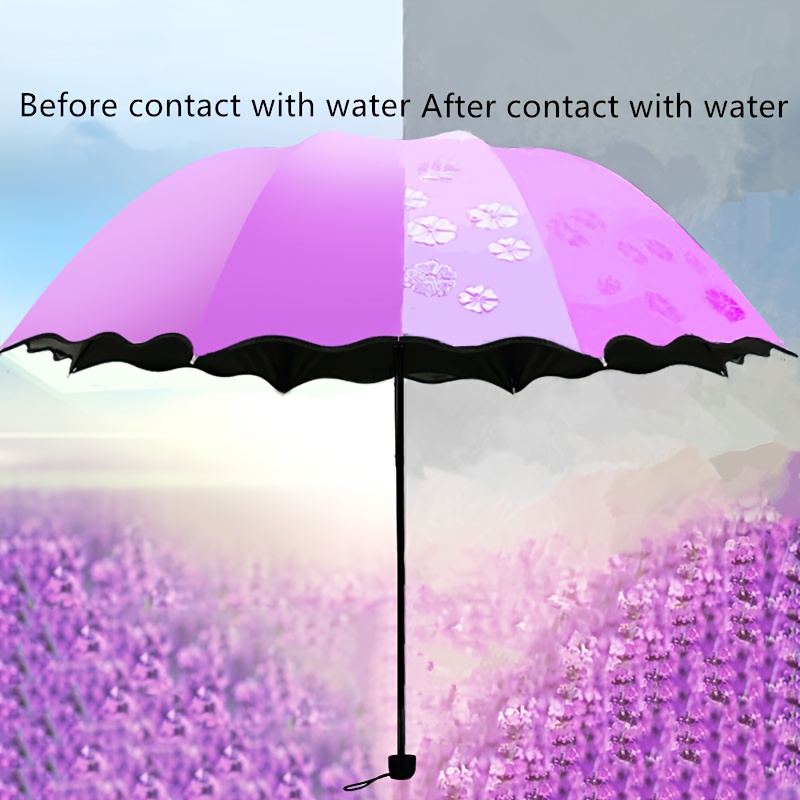 item picture   in   umbrella folding umbrella vinyl windproof uv protection umbrella