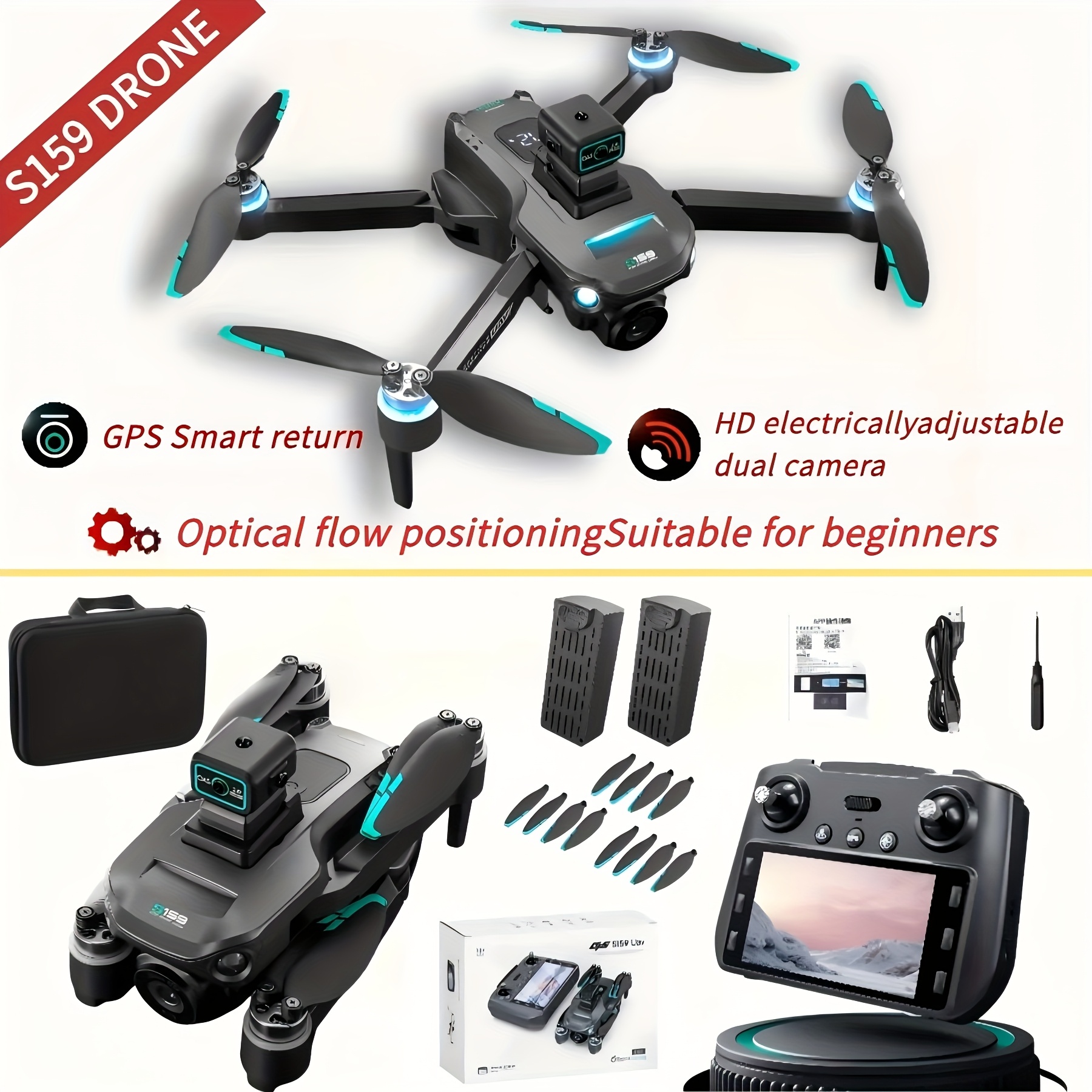 

Overlength Long-lasting + Gps Smart Return! A Must-have Drone For Parent-child Interaction And Content , Beginners Can Instantly Capture Stunning -eye , Beautiful Memories, The For Holiday Gifts!