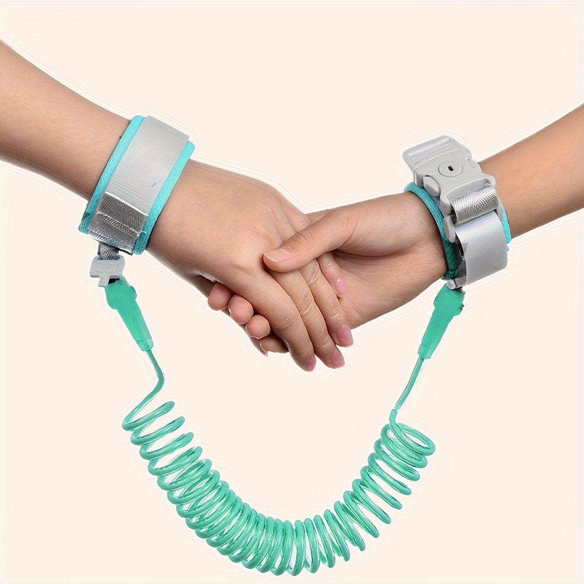 youngsterss anti lost spring bracelet traction rope with key lock safety anti lost traction contraction bracelet anti lost rope details 8