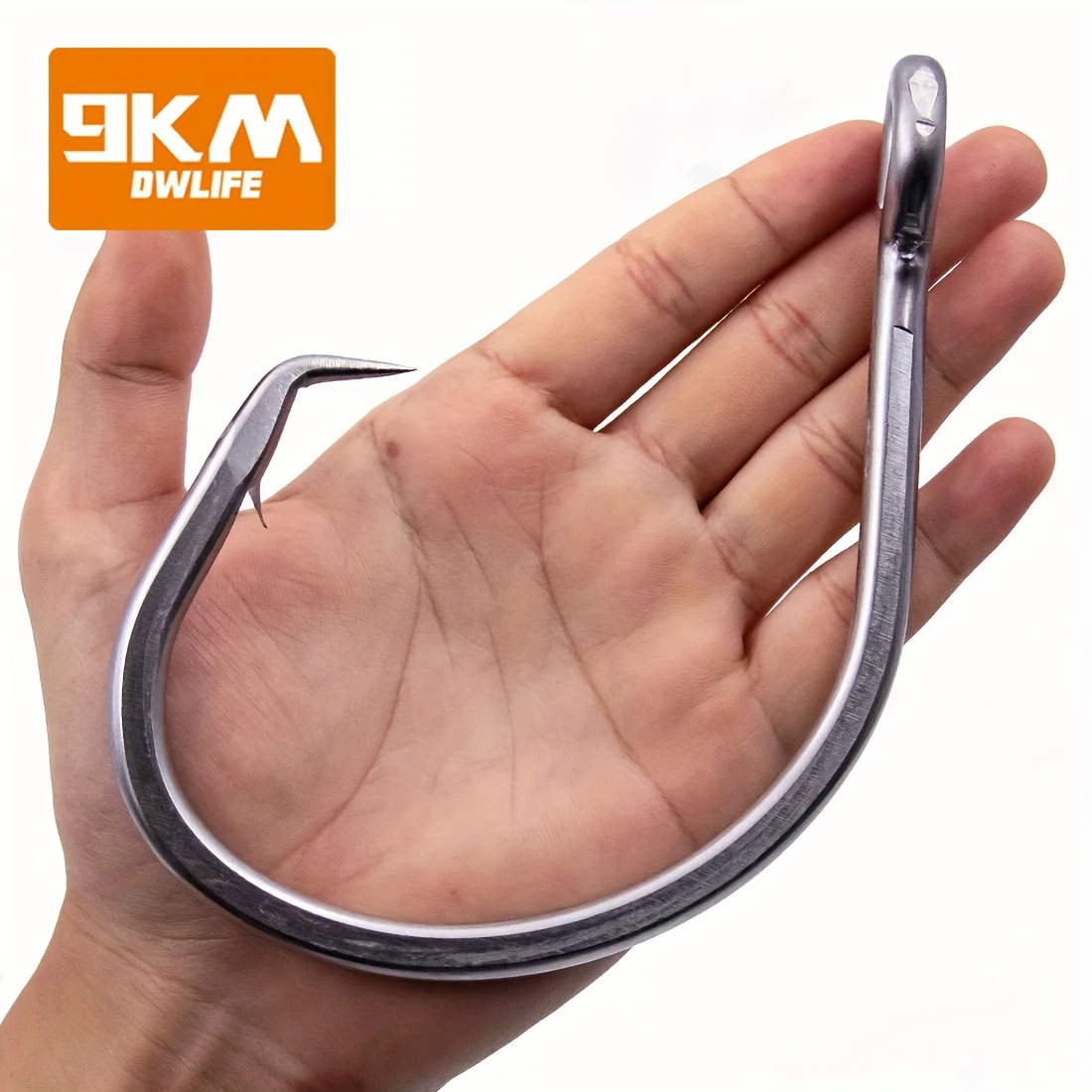 9km 5pcs giant fishing hook     hooks stainless steel saltwater fishing circle hooks     tuna hook