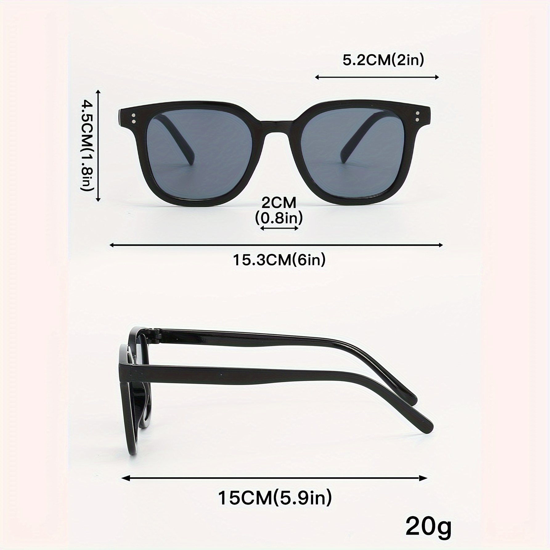 3 de gafas decorativas de lentes redondas clásicas versátiles para hombre, adecuadas para uso. Detalles del producto 0