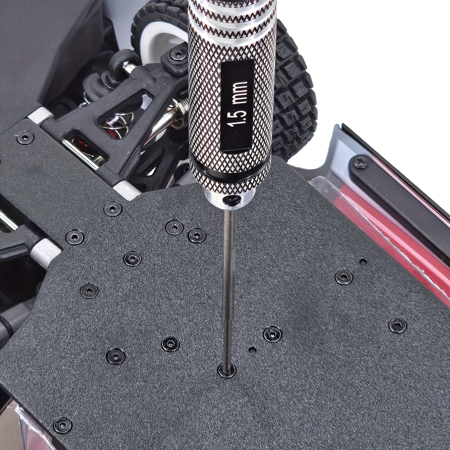 hex screwdriver set 1 5 2 0 2 5 3 0mm hex tips medium carbon steel aluminum alloy handle black   Product details 3