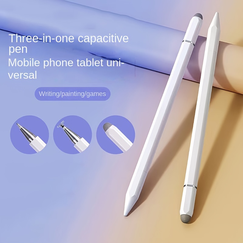 

3-in-1 Universal Stylus Pen, Touch Screen Pen, Can Be Attached To Tablets, Capacitive Pen For Android Oppo Xiaomi Phone Tablet, For Editing And Drawing