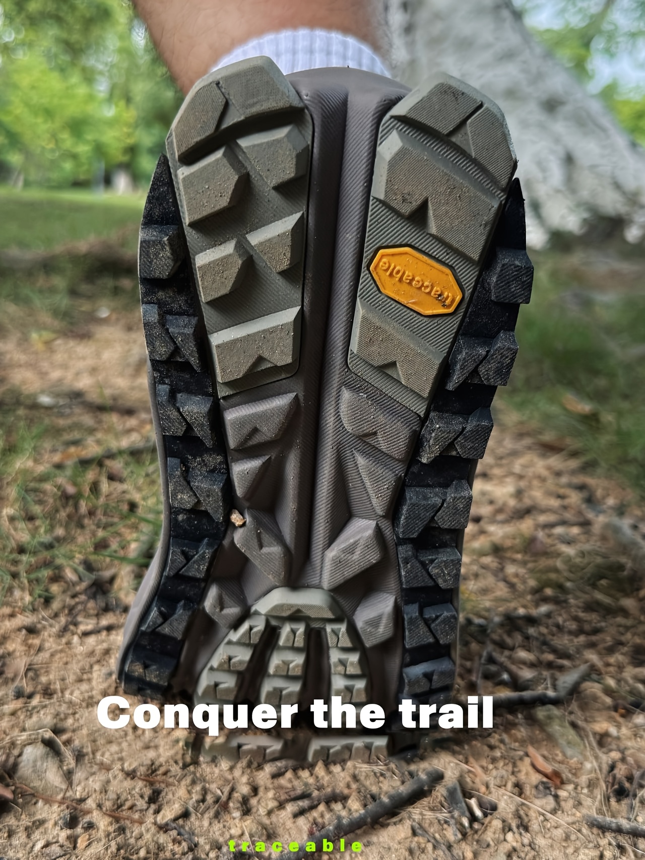Sneakers, Men's Outdoor Shoes, Anti-Slip Comfortable Casual Shoes, Men's Outdoor Camping Sports Trail Running Shoes, Fashionable and Versatile Trendy Shoes