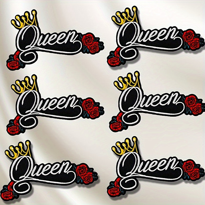 

6pcs And Embroidered Patches, Iron-on/sew-on Appliqués For Jackets, T-shirts, , Backpacks, , Diy Clothing Accessories