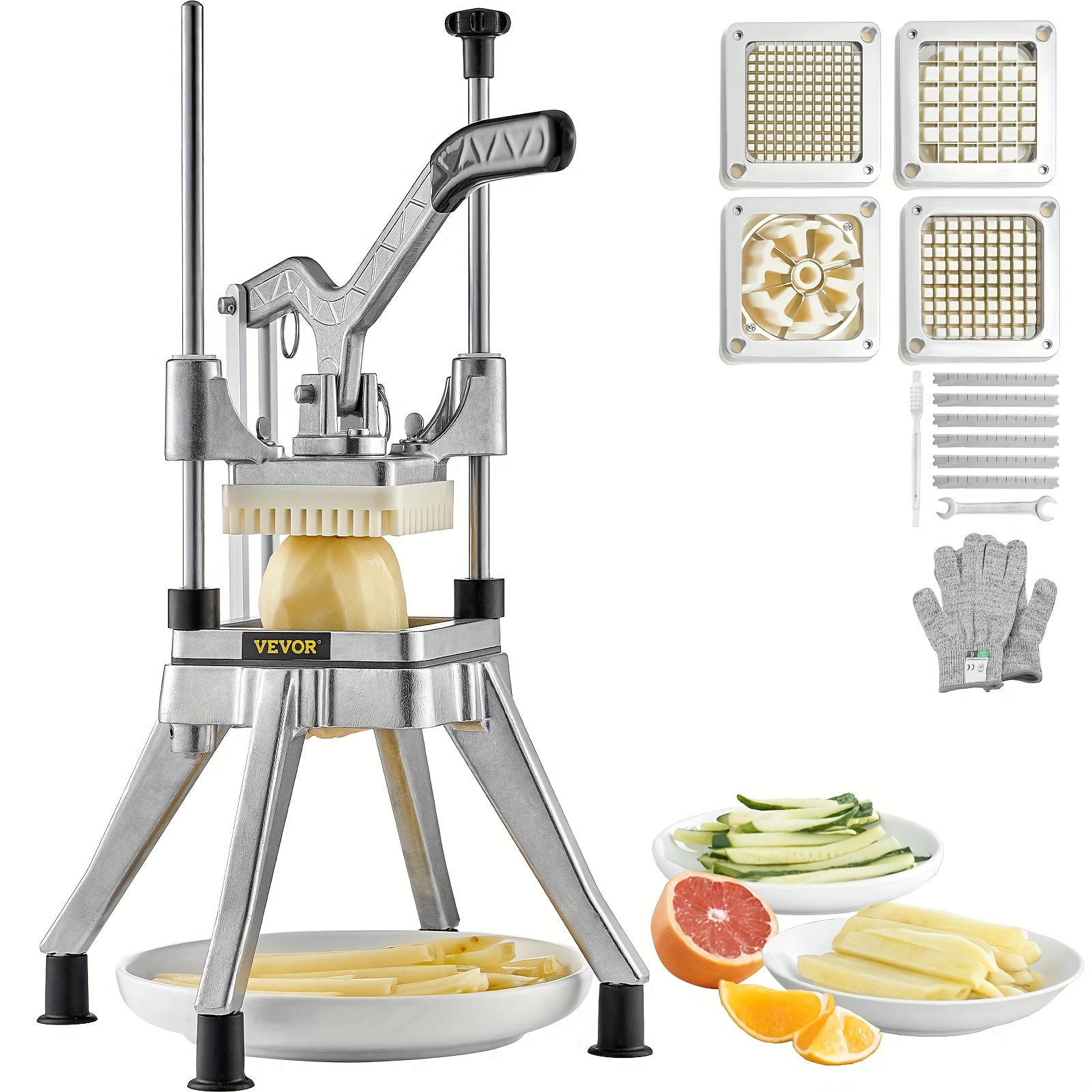 

Commercial Chopper Commercial Vegetable Chopper With 4 Blades Fruits Dicer