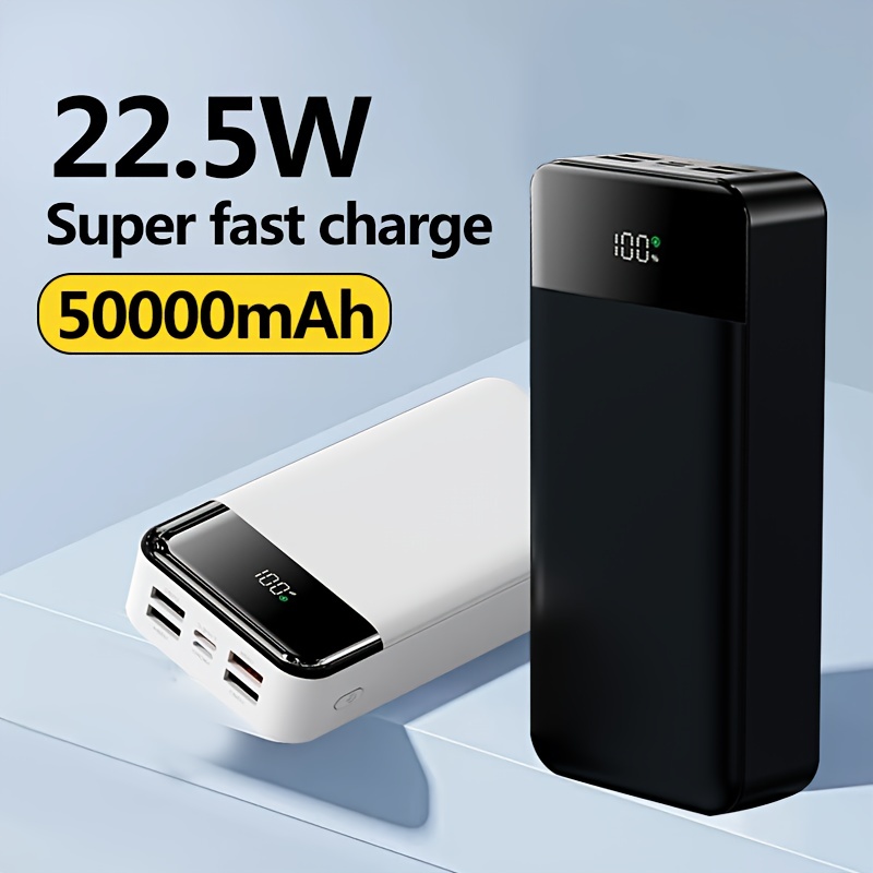 50000mah large capacity power bank display 22 5w - Temu